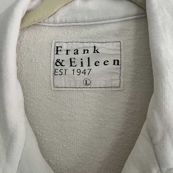 Like New Frank & Eileen Mini Belfast, Vintage White, Size L - Picture 4 of 5